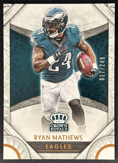 Ryan Mathews 2016 Panini Crown Royale Bronze /249 Eagles