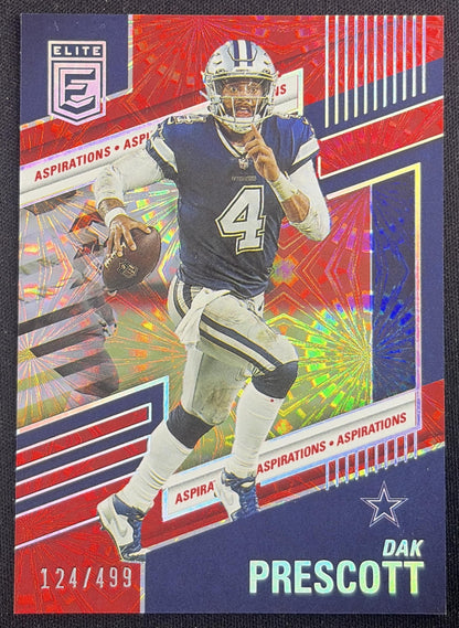 Dak Prescott 2022 Panini Donruss Elite Status Explosion /499 Cowboys