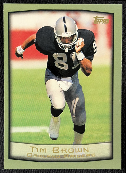 Tim Brown 1999 Topps Raiders