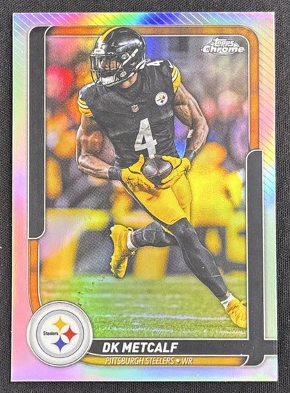 DK Metcalf 2026 Topps The Collection Chrome Steelers