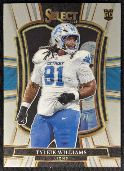 Tyleik Williams 2025 Select Premier Level Lions Sports Trading Card