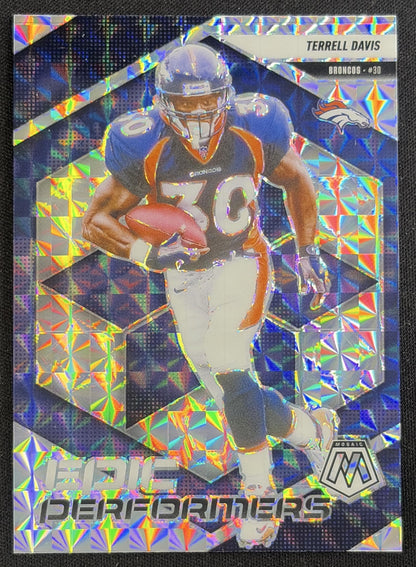 Terrell Davis 2025 Panini Mosaic Epic Performers Mosaic Prizm Broncos Sports Trading Card