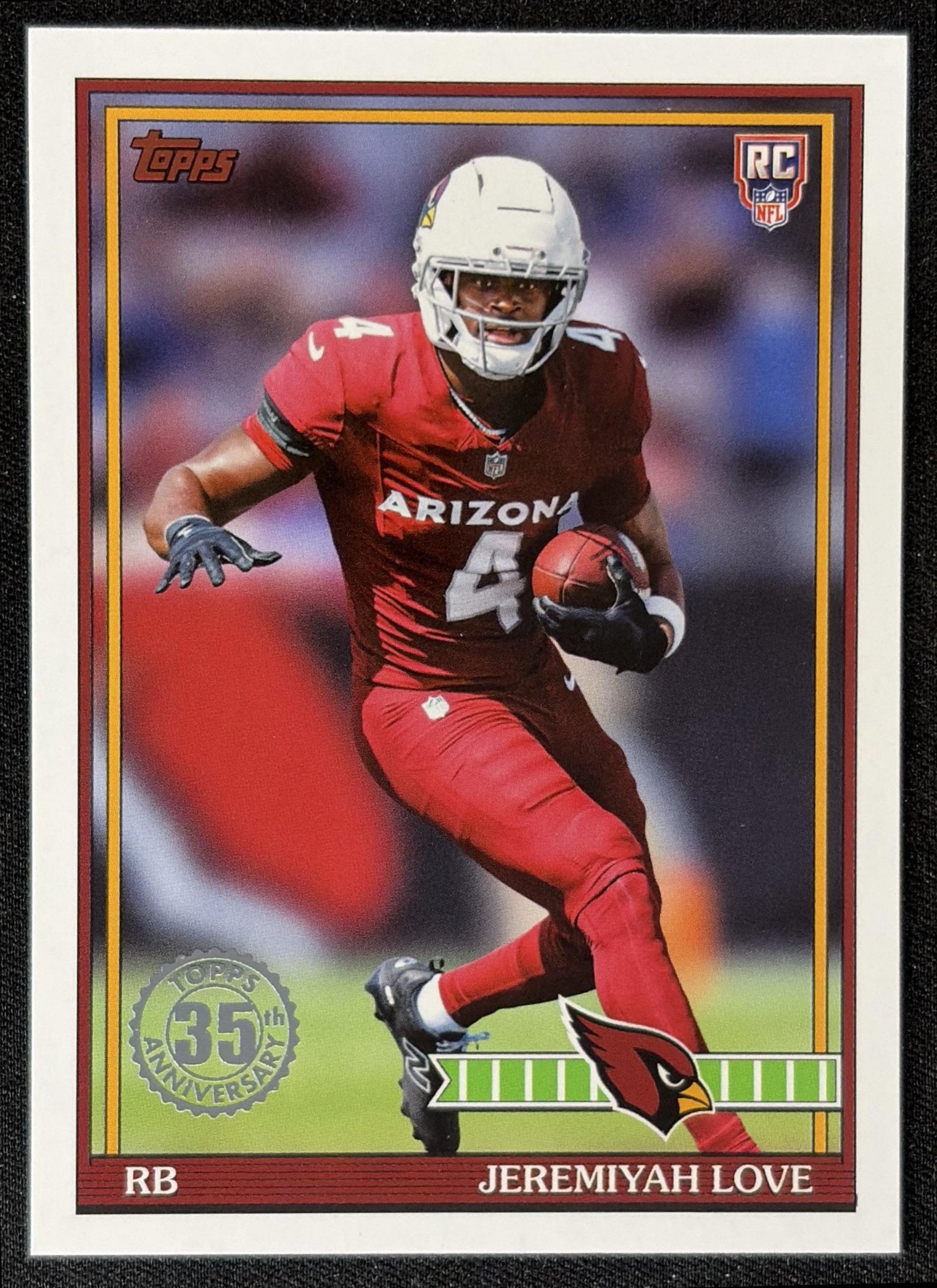 Jeremiyah Love 2026 Topps 1991 Rookie Cardinals front
