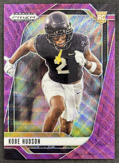Kobe Hudson 2025 Panini Prizm Draft Picks Purple Wave Knights
