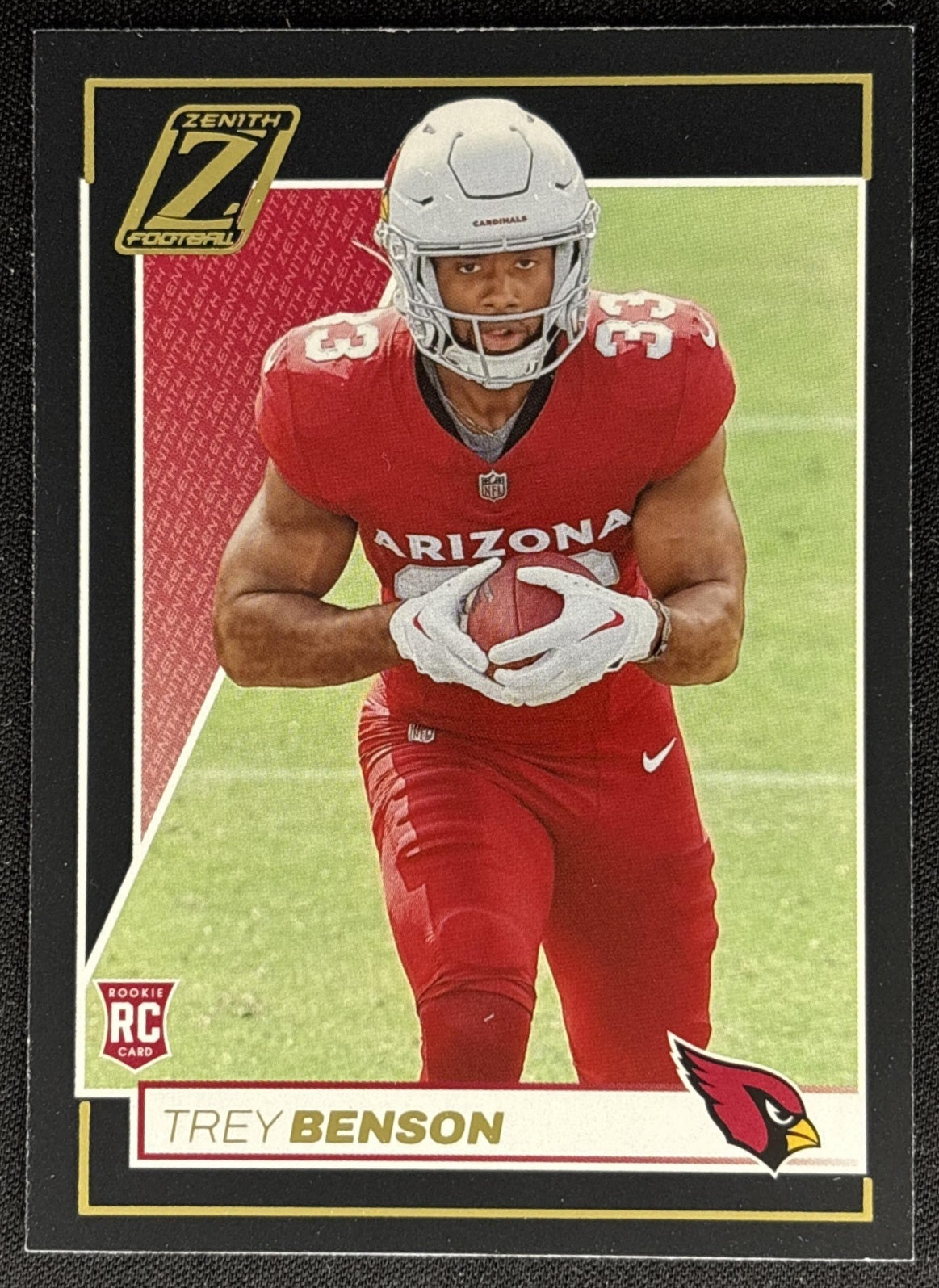 Trey Benson 2024 Panini Zenith Cardinals Sports Trading Card