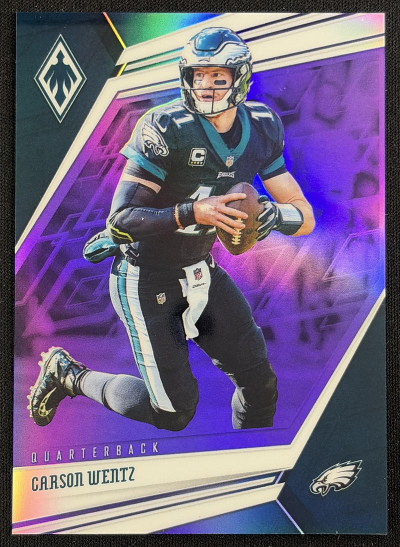 Carson Wentz 2019 Panini Phoenix Purple /149 Eagles