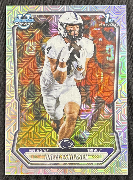 Brett Eskildsen 2026 Bowman Chrome Prospects Mojo Refractor Nittany Lions