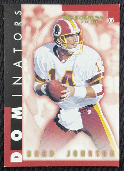 Brad Johnson 2000 Donruss Dominators /5000 Redskins