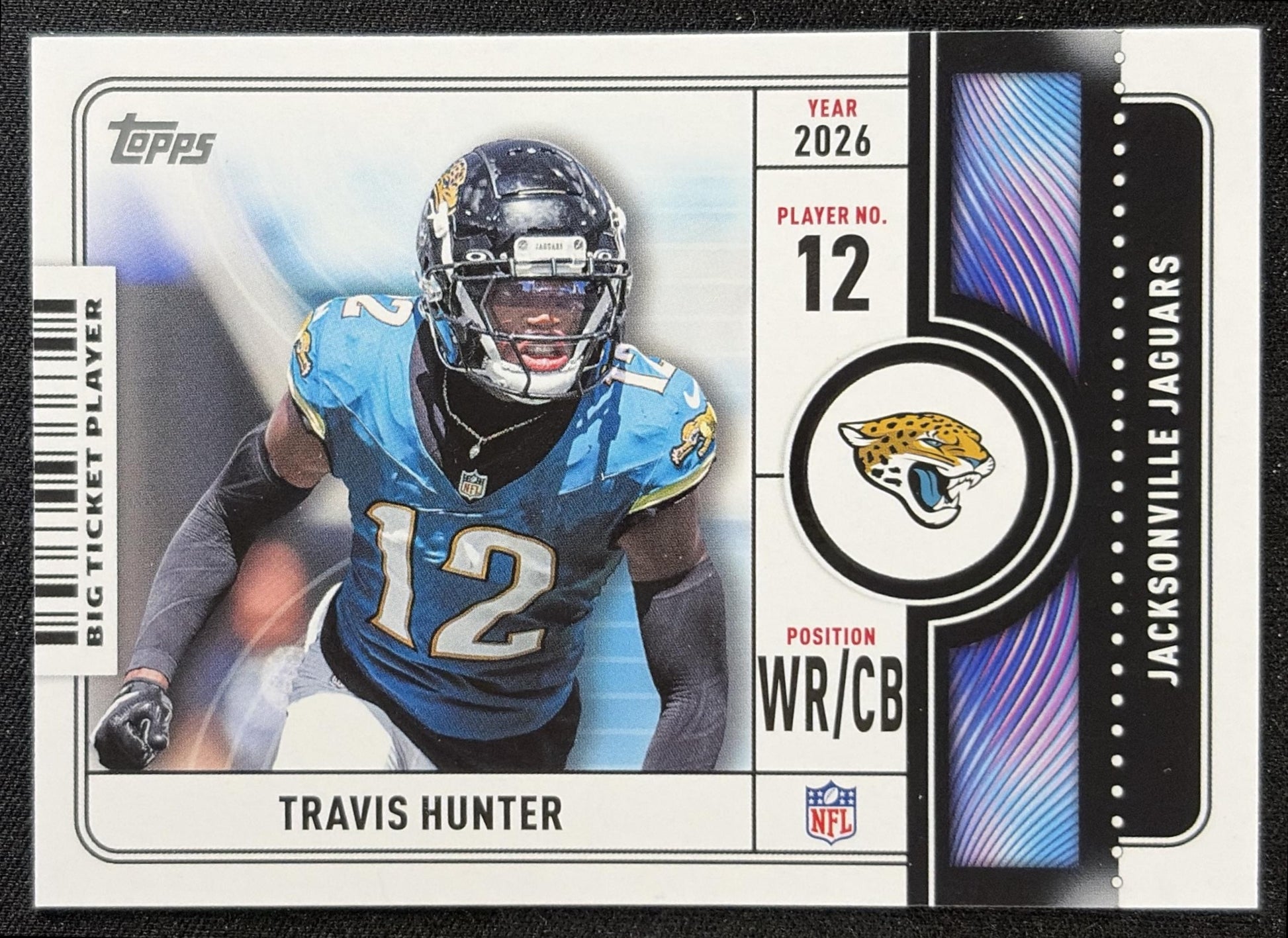 Travis Hunter 2026 Topps Big Ticket Players Jaguars front