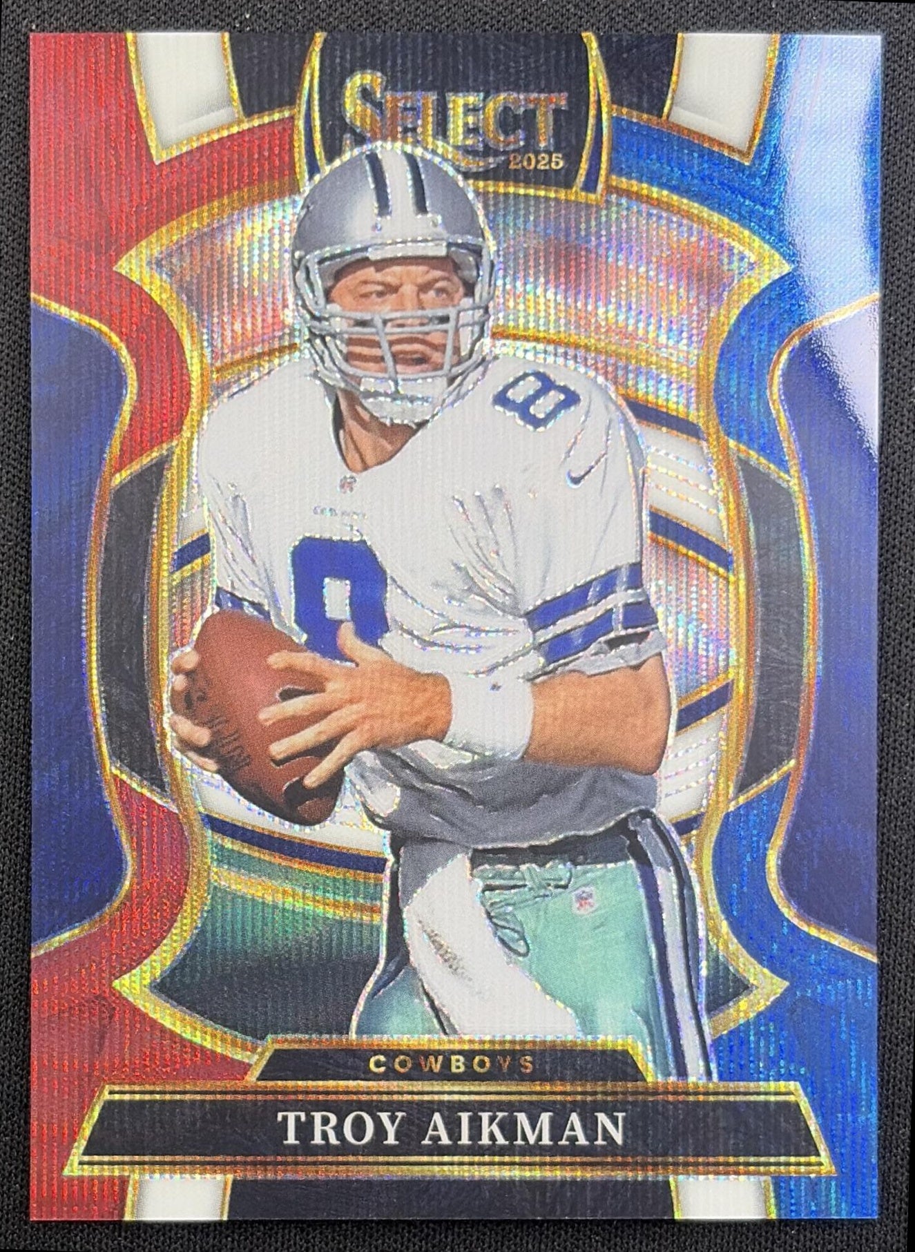 Troy Aikman 2025 Panini Select Concourse Tri-Color Prizm /399 Cowboys Dallas Cowboys