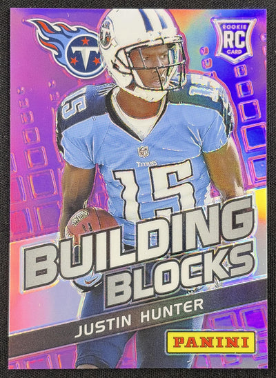 Justin Hunter 2013 Panini Prizm Building Blocks Purple /49 Titans