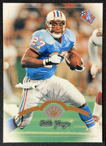 Eddie George 1997 Leaf Titans 222 front