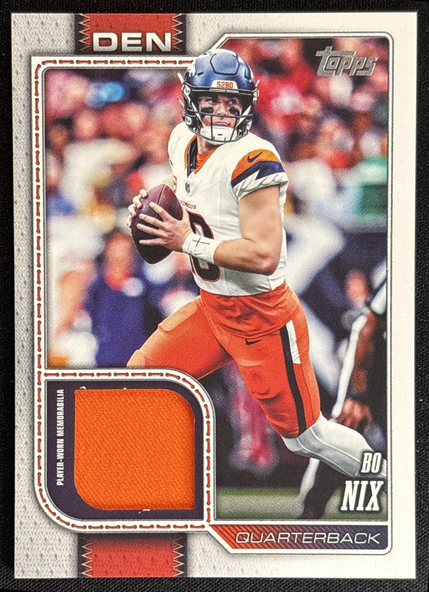 Bo Nix 2026 Topps Real One Relic Broncos