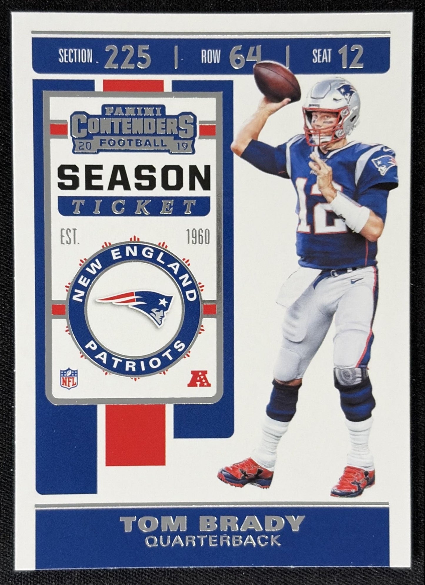 Tom Brady 2019 Panini Contenders Patriots
