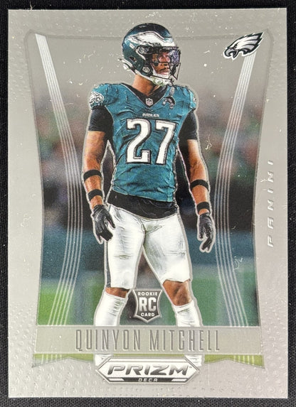Quinyon Mitchell 2024 Panini Prizm Deca Eagles Sports Trading Cards