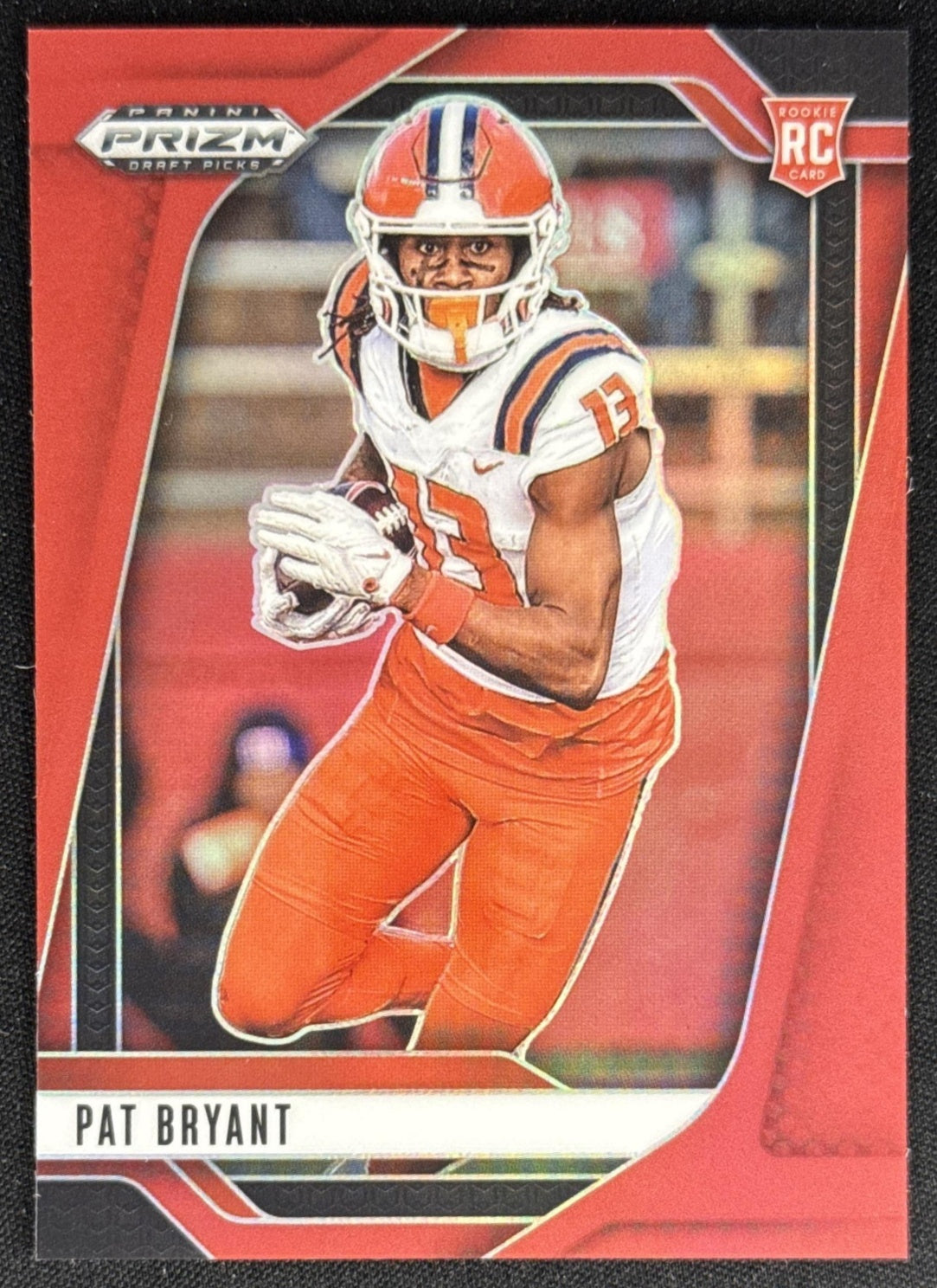 Pat Bryant 2025 Panini Prizm Draft Picks Red /399 Fighting Illini Sports Trading Card