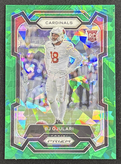 BJ Ojulari 2023 Panini Prizm Green Ice Cardinals Sports Trading Card