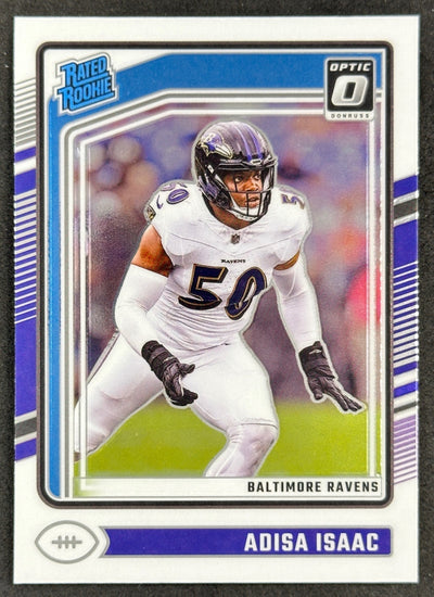 Adisa Isaac 2024 Donruss Optic Rated Rookie Ravens Default Title Football