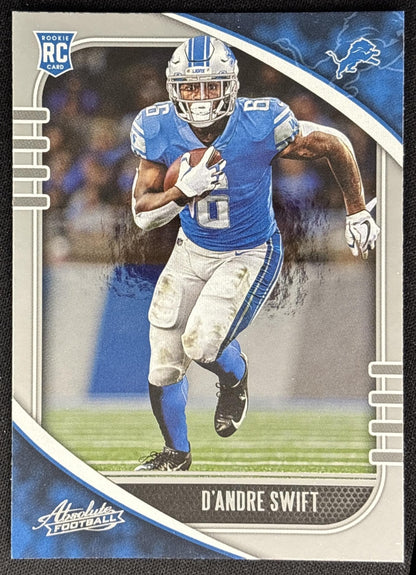 D Andre Swift 2020 Panini Absolute Retail Lions front