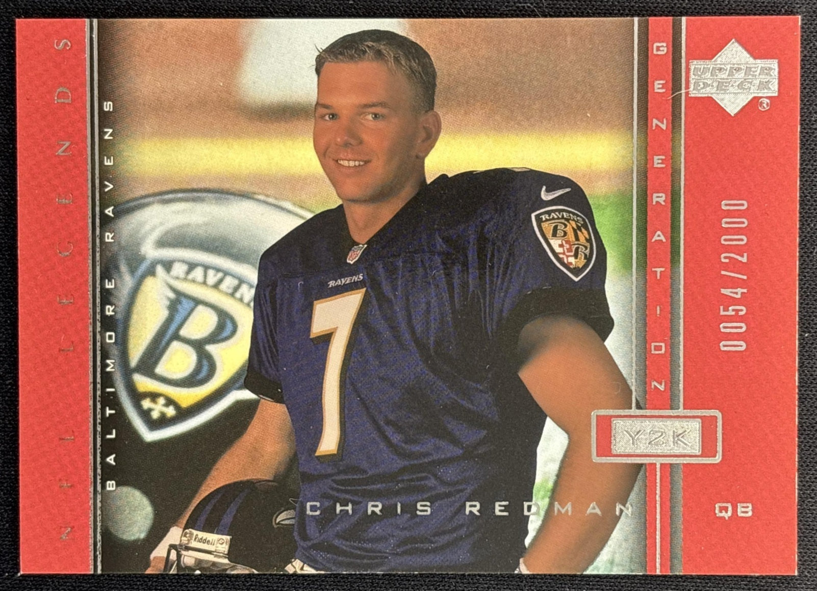 Chris Redman 2000 Upper Deck Legends /2000 Sports Trading Cards