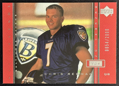 Chris Redman 2000 Upper Deck Legends /2000 Sports Trading Cards