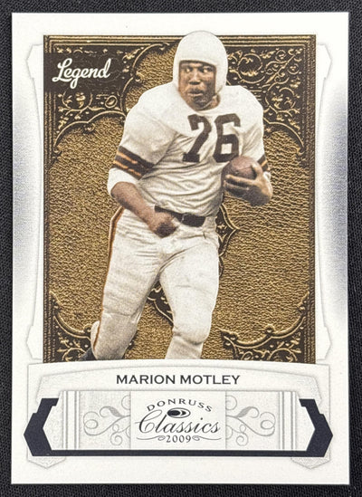 Marion Motley 2009 Panini Donruss Classics /999 Browns Sports Trading Card