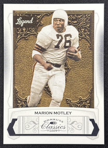 Marion Motley 2009 Panini Donruss Classics /999 Browns