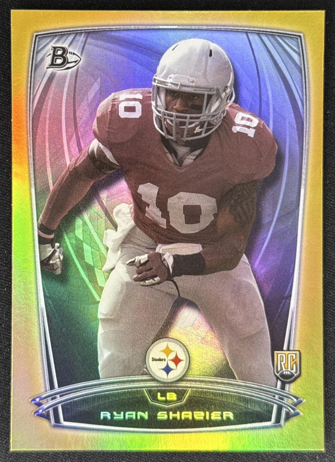 Ryan Shazier 2014 Bowman Rookies Gold /399 Steelers Sports Trading Card