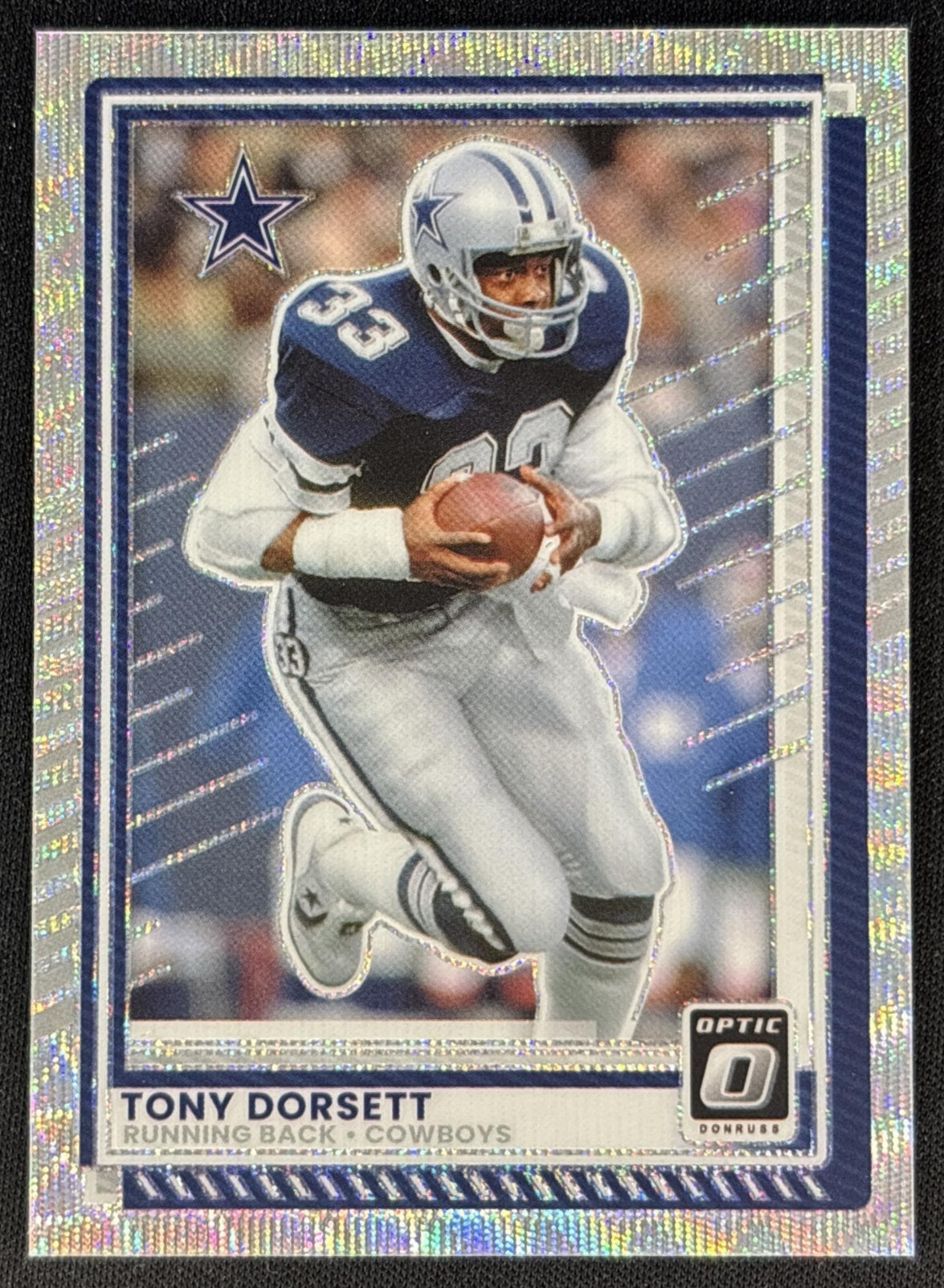 Tony Dorsett 2025 Panini Donruss Optic Wave Prizm /300 Cowboys Sports Trading Cards
