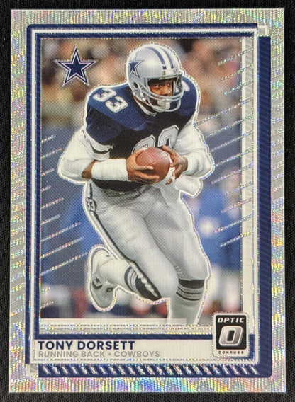 Tony Dorsett 2025 Panini Donruss Optic Wave Prizm /300 Cowboys Sports Trading Cards