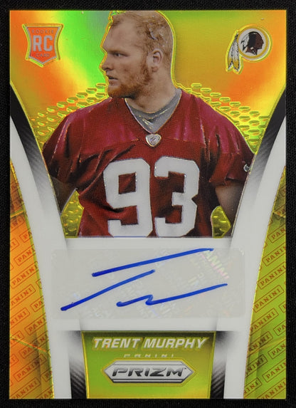 Trent Murphy 2014 Panini Prizm Auto Rookies Prizms Logo /200 Redskins
