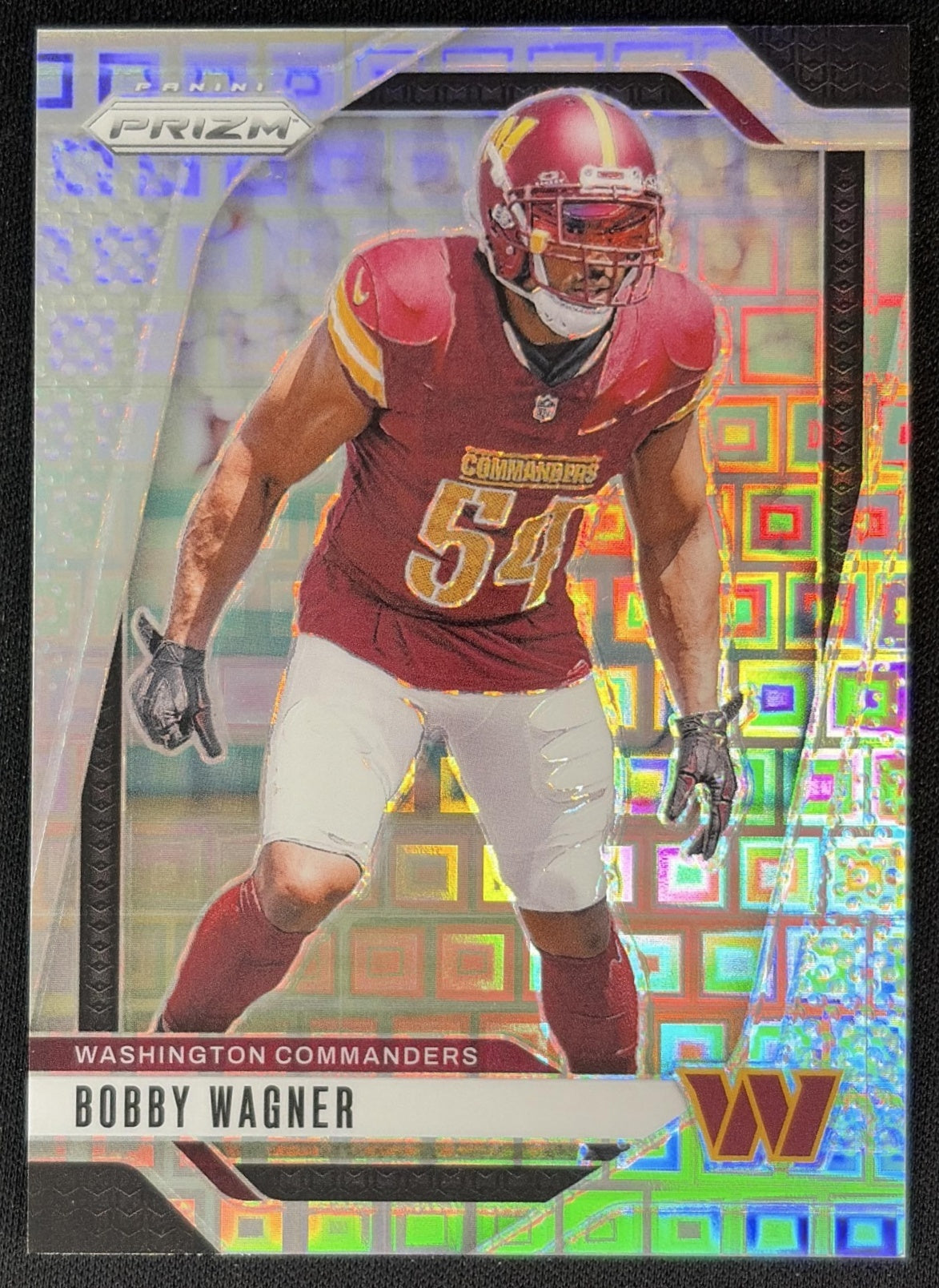 Bobby Wagner 2024 Panini Prizm Pandora /400 Commanders front