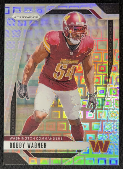 Bobby Wagner 2024 Panini Prizm Pandora /400 Commanders front