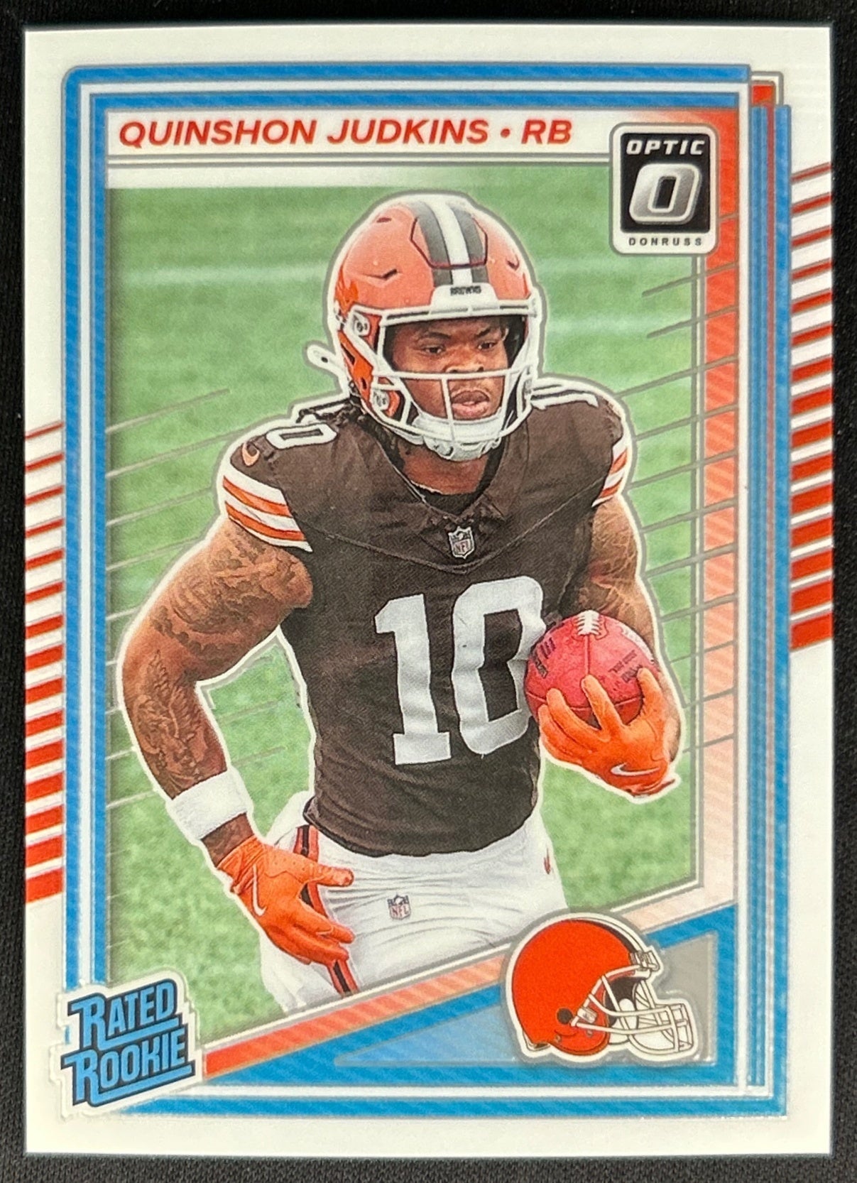 Quinshon Judkins 2025 Donruss Optic Rated Rookie Browns Sports Trading Cards