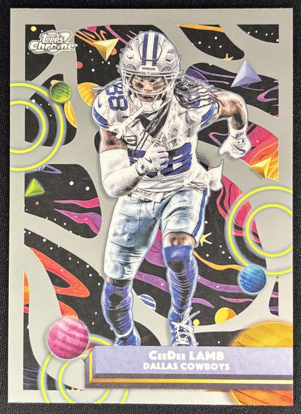 CeeDee Lamb 2025 Topps Cosmic Chrome Cowboys front