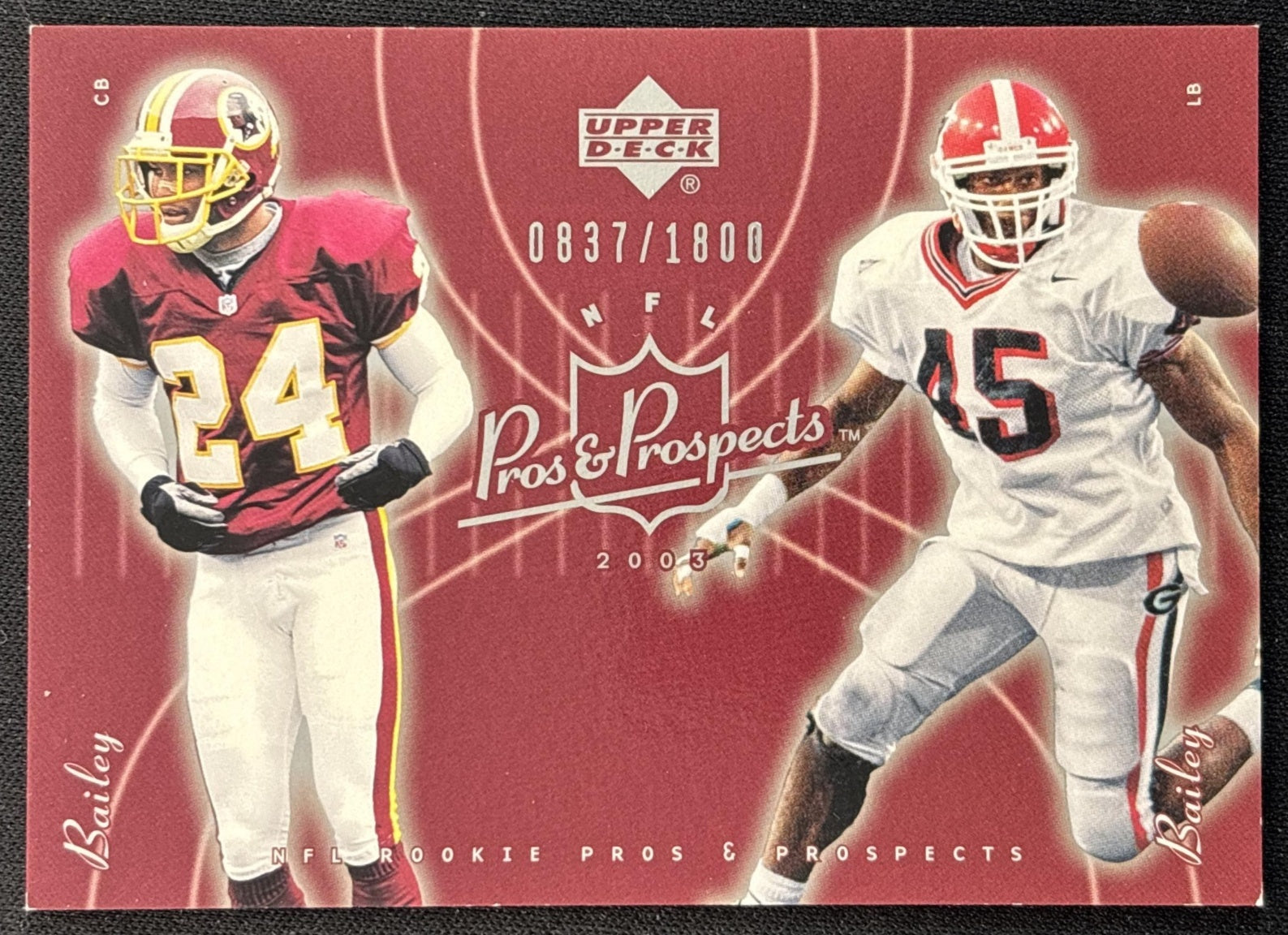 Boss Bailey Champ 2003 Upper Deck Pros & Prospects /1800