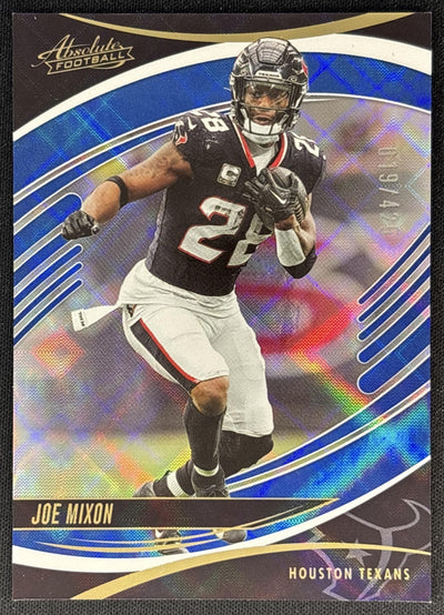 Joe Mixon 2025 Panini Absolute Blue Diamonds /425 Texans front