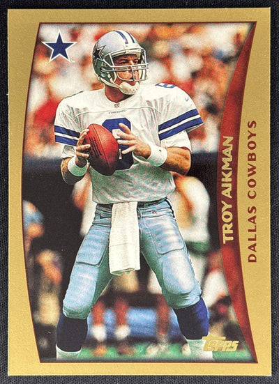 Troy Aikman 1998 Topps Cowboys Sports Trading Cards
