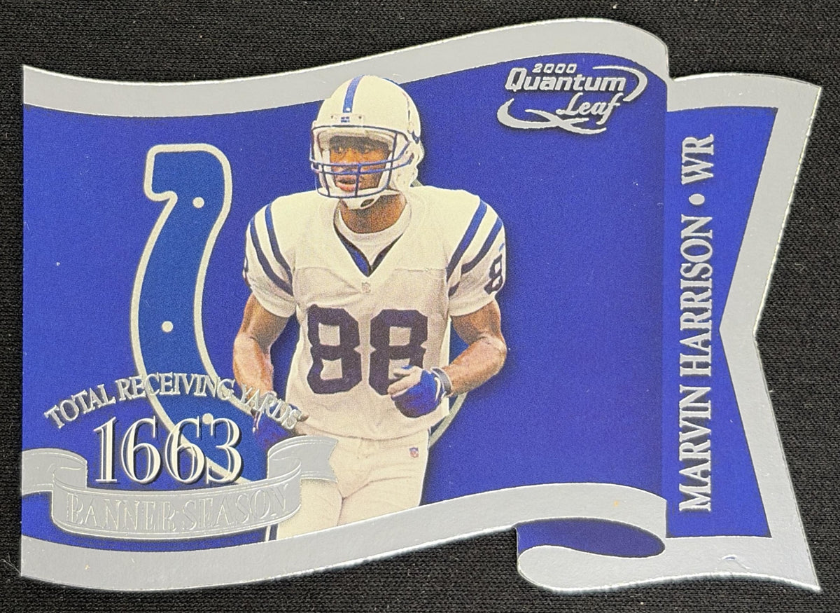 Marvin Harrison 2000 Leaf Banner Season /1663 Colts Sports Trading Card