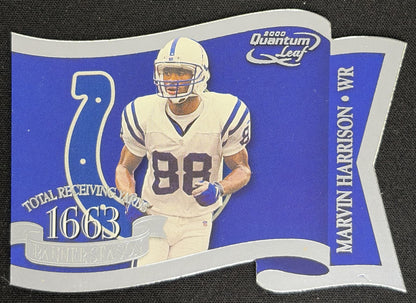 Marvin Harrison 2000 Leaf Banner Season /1663 Colts Sports Trading Card