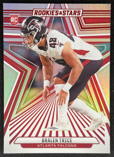 Bralen Trice 2024 Panini Rookies & Stars Longevity Falcons Sports Trading Card