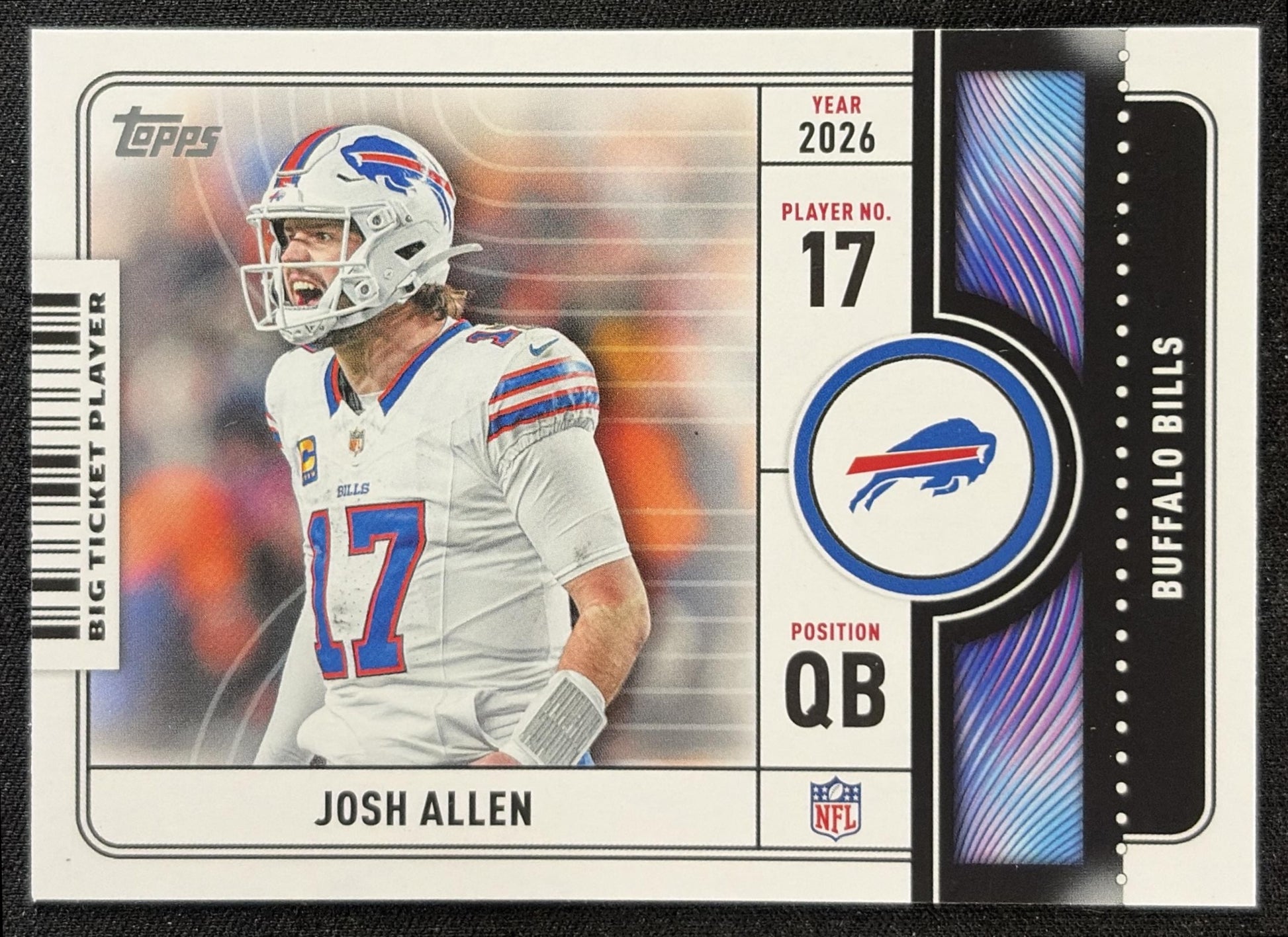 Josh Allen 2026 Topps Big Ticket Players Bills front