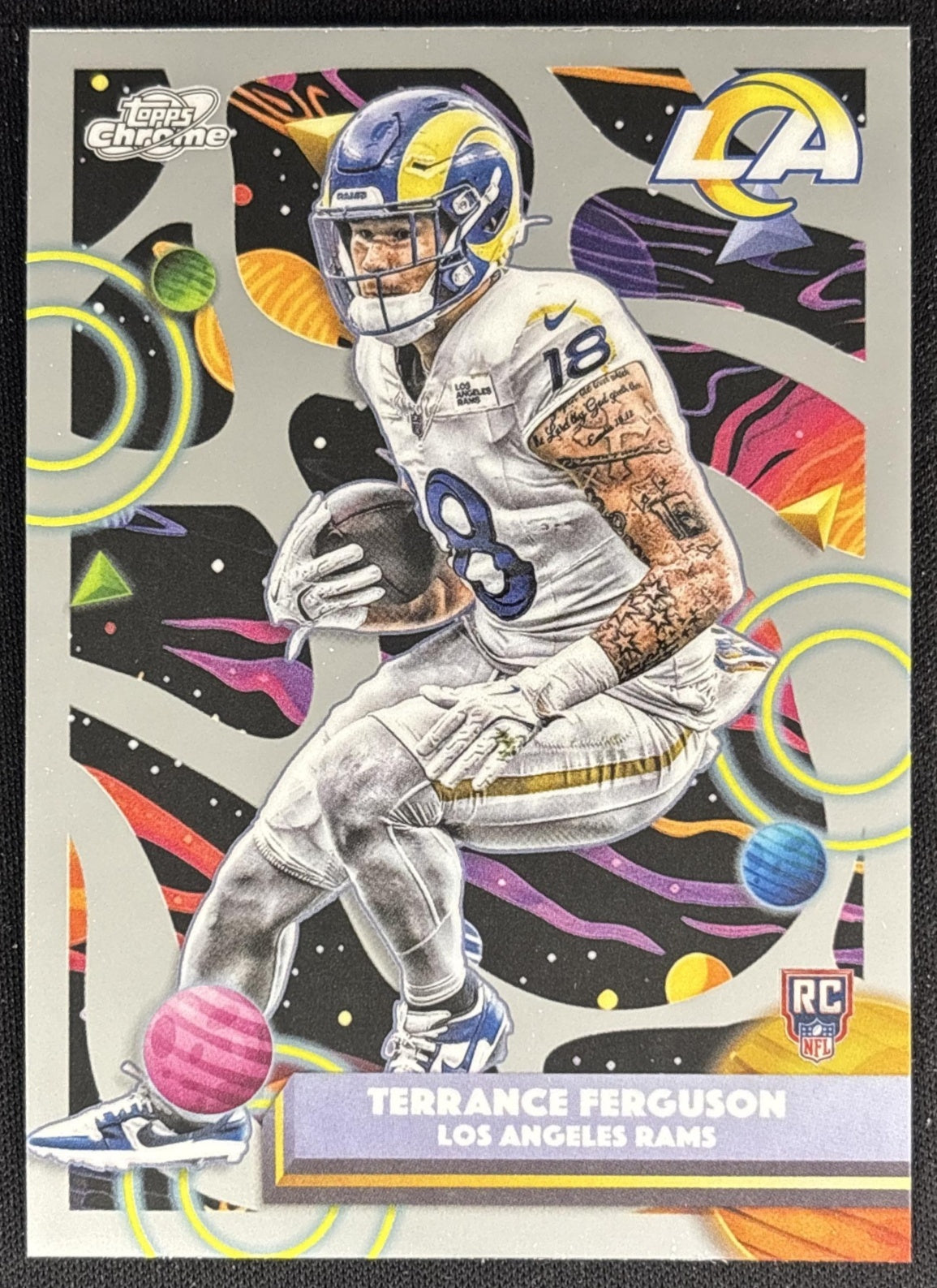 Terrance Ferguson 2025 Topps Cosmic Chrome Rams front