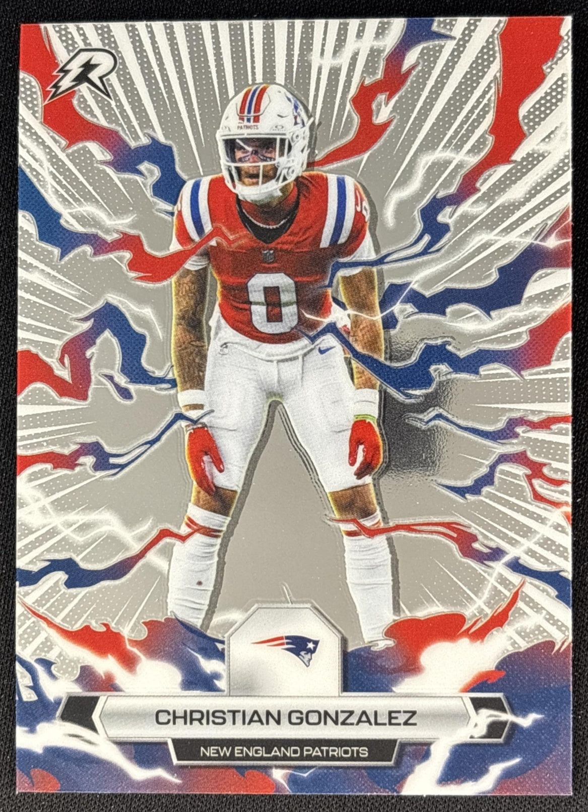 Christian Gonzalez 2025 Topps Resurgence Patriots New England Patriots front