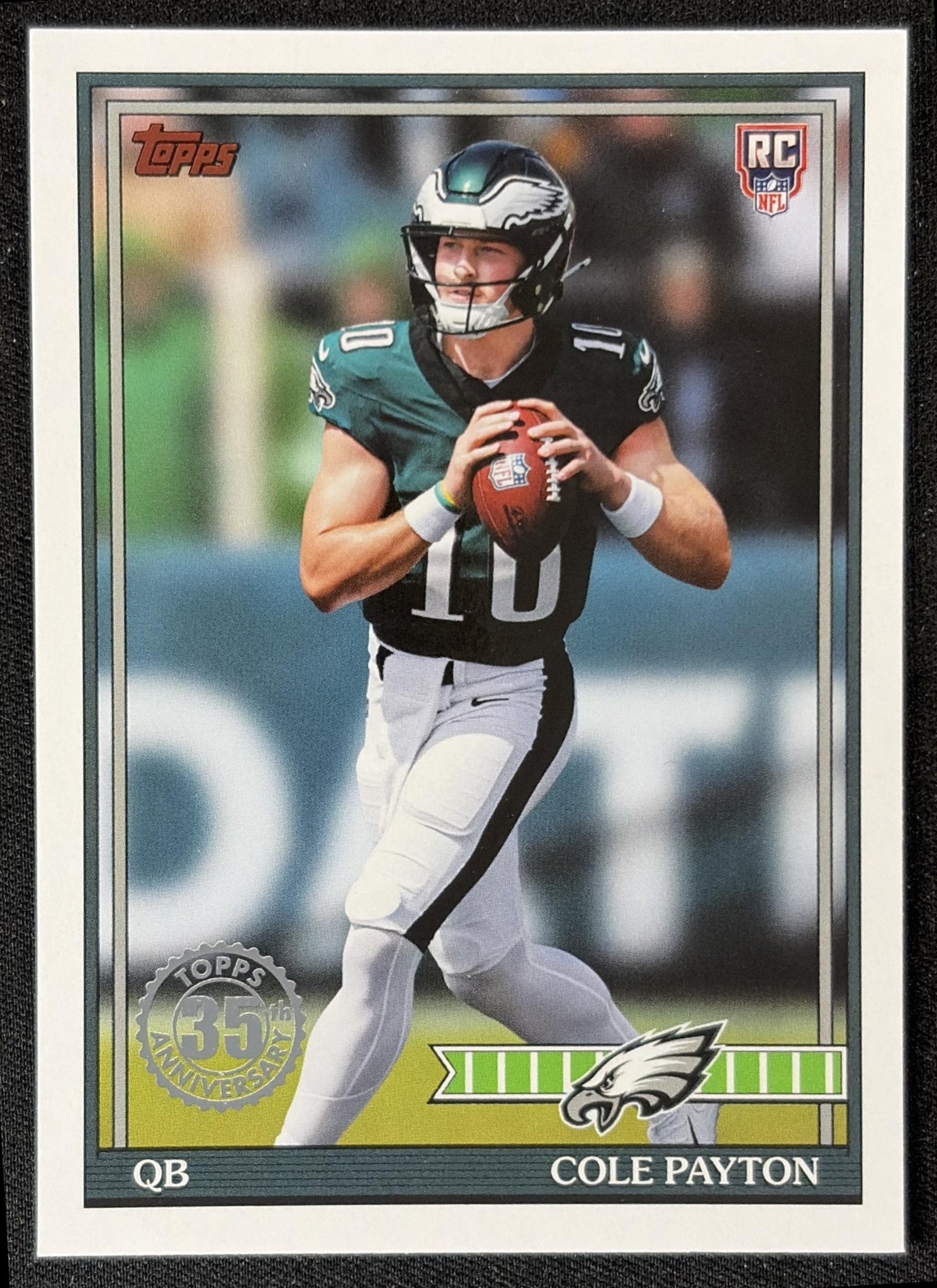 Cole Payton 2026 Topps 1991 Rookie Eagles front