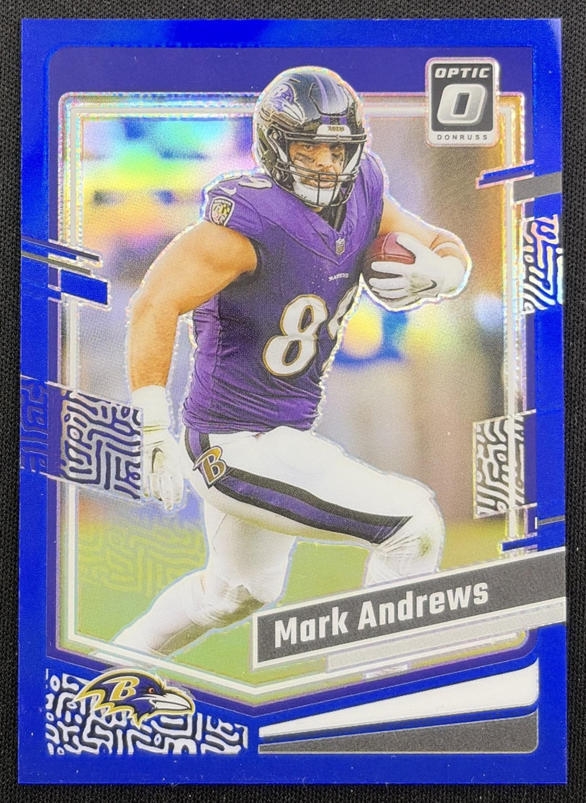 Mark Andrews 2023 Panini Donruss Optic Blue Prizm /199 Ravens