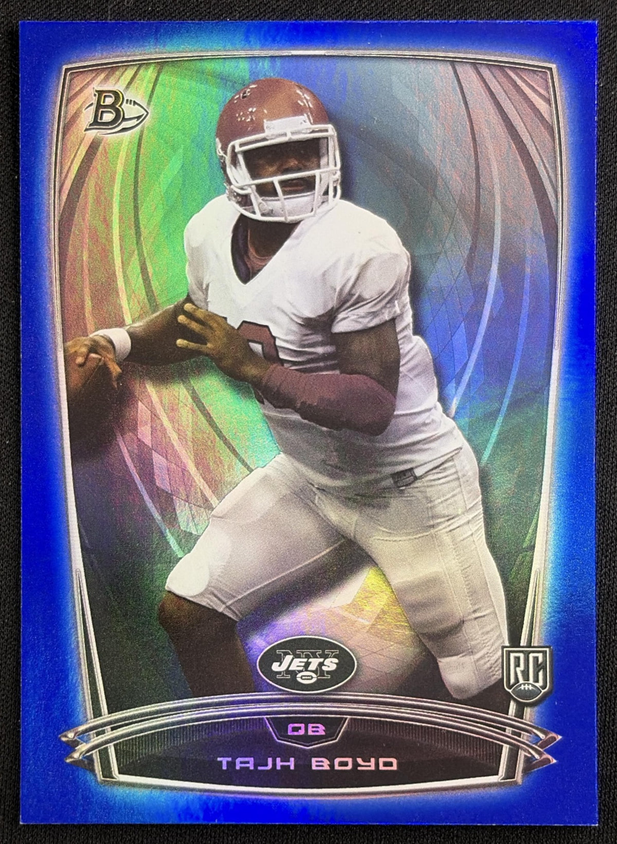 Tajh Boyd 2014 Bowman Rookies Rainbow Blue /499 Jets New York Jets