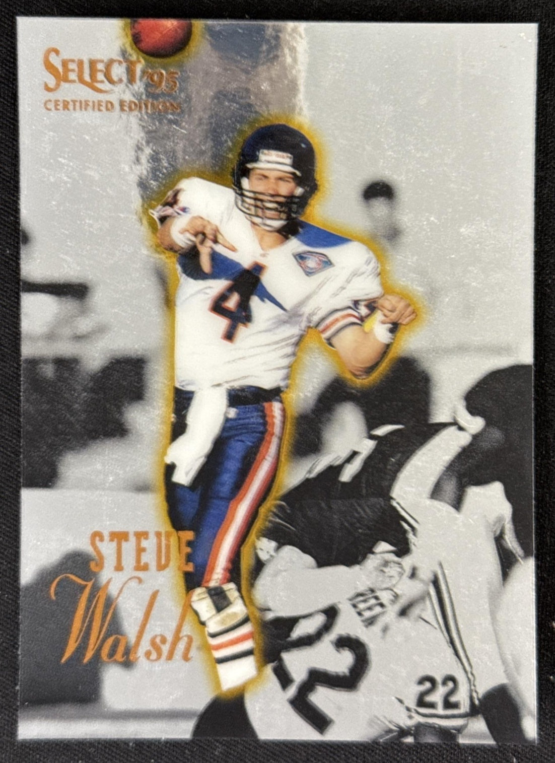 Steve Walsh 1995 Pinnacle Select Certified Bears Sports Trading Card