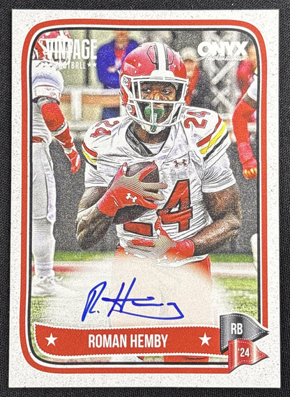 Roman Hemby 2024 Onyx Vintage Auto Collection