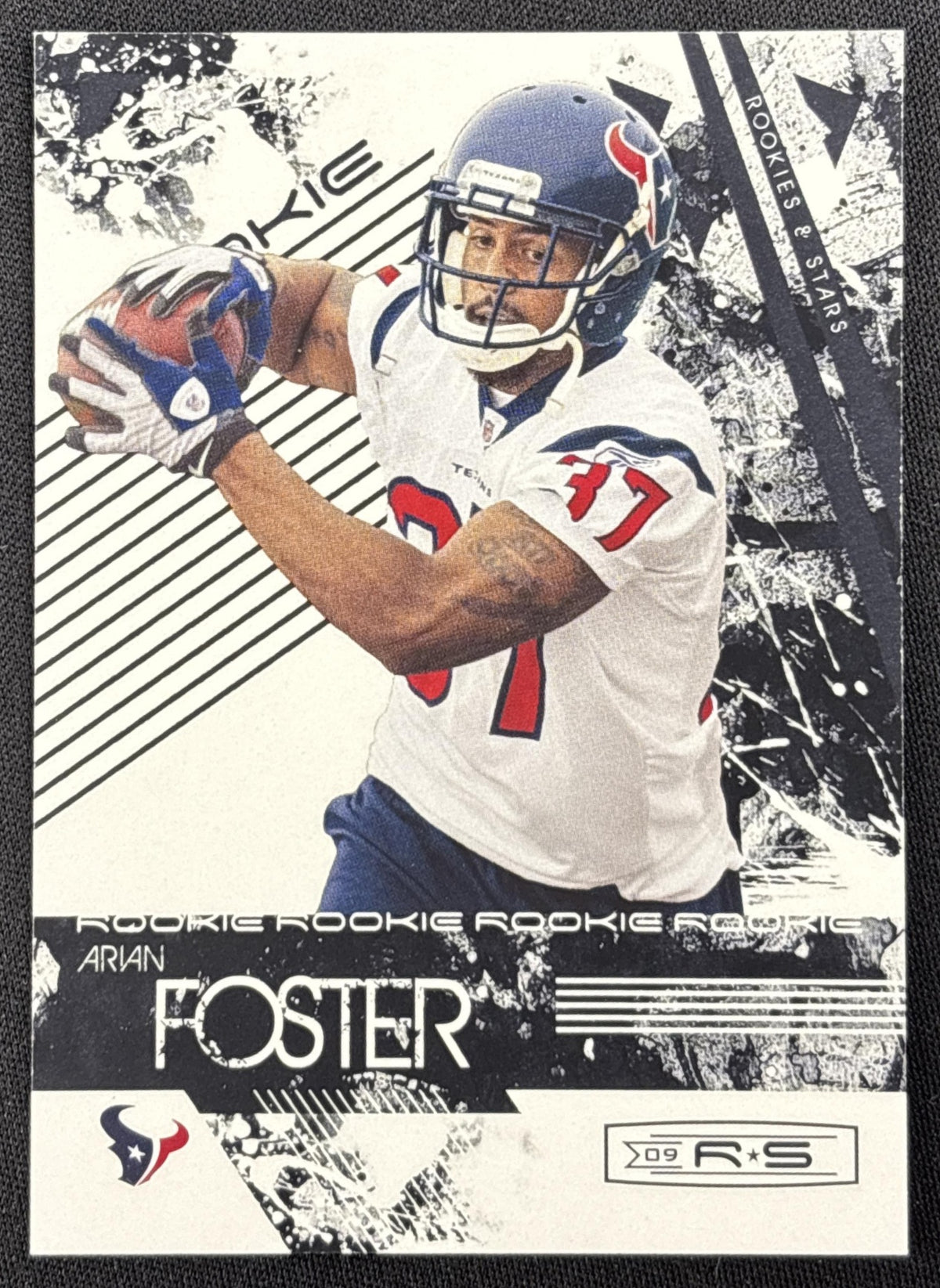 Arian Foster 2009 Panini Donruss Rookies & Stars Longevity /999 Texans